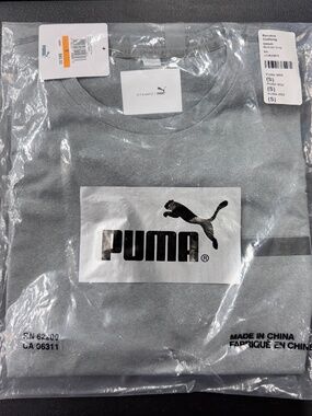 STAMPD PUMA Athletic Shirt Heather Gray Small